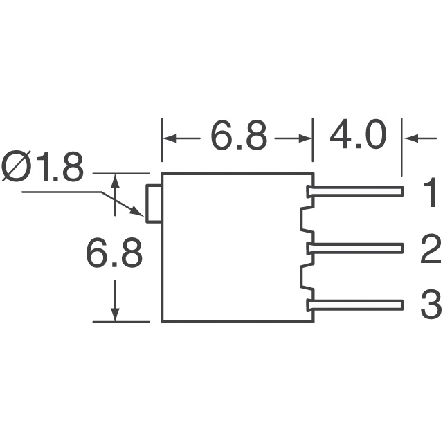 T63YB101KT20 Vishay Sfernice  Trimmer Potentiometers